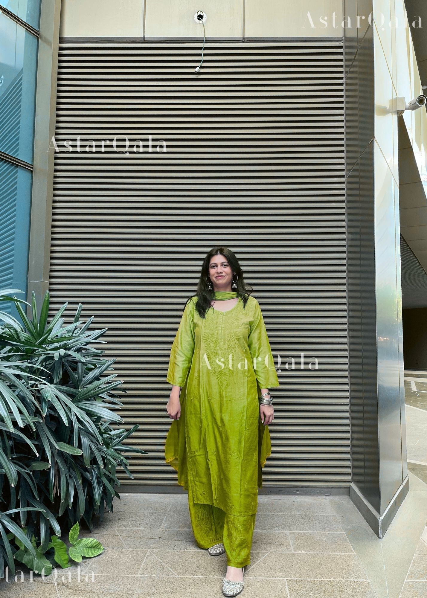 AstarQala - Bahar Premium Chanderi Chikankari Kurta Set For Women - 4XL-5XL - 180_26513a54-537e-49a9-be5c-064078f7ce49