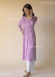 Bahaa Modal Long Chikankari Kurta For Women