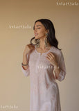 Bahaa Modal Long Chikankari Kurta For Women