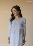 Bahaa Modal Long Chikankari Kurta For Women