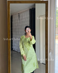 AstarQala - Baani Cotton Straight Chikankari Kurta For Women - - 1