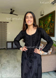 Bahaa Modal Long Chikankari Kurta For Women