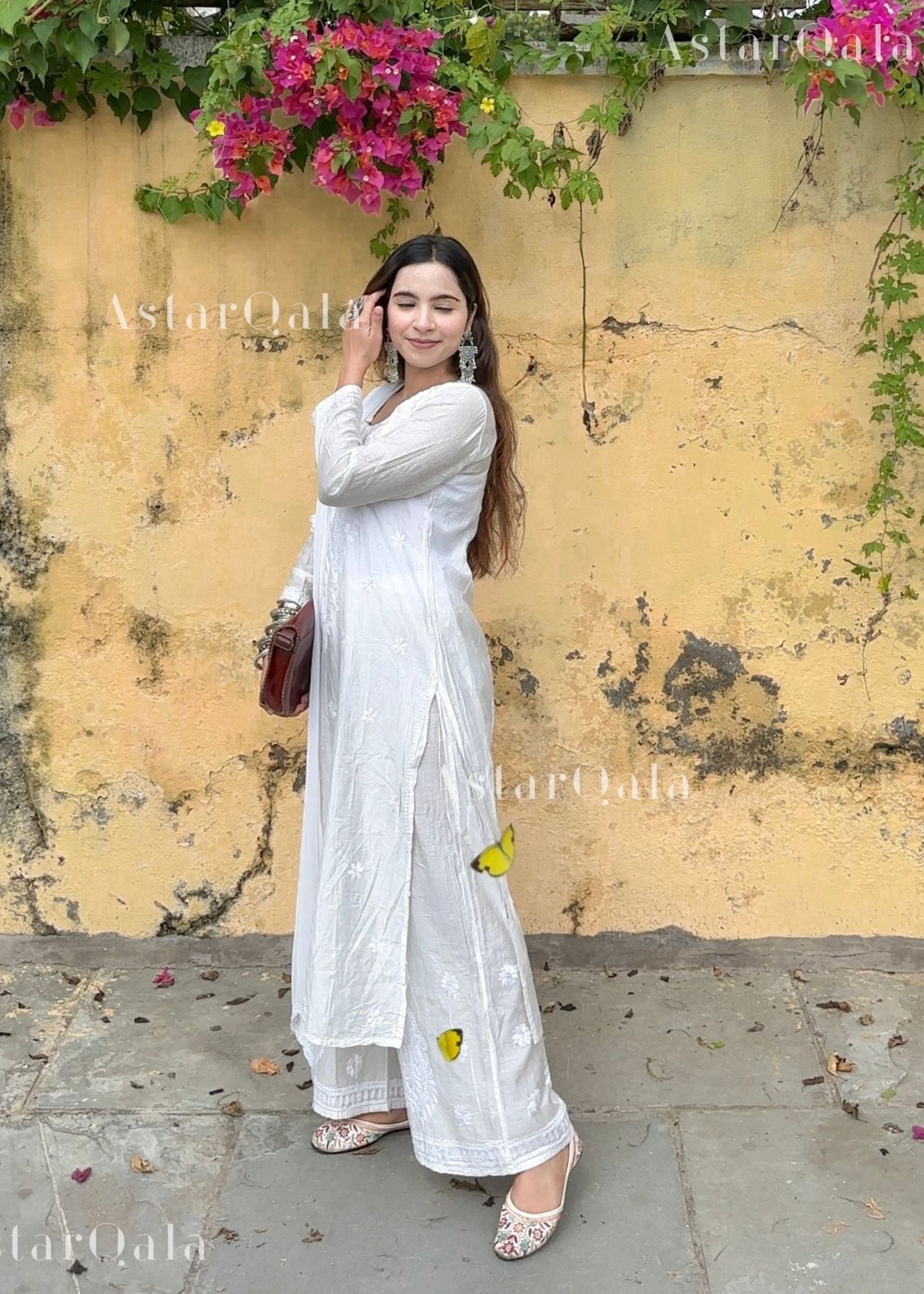AstarQala - Bahar Premium Chanderi Chikankari Kurta Set For Women - - 207_2563d000-4aa7-4b2a-a82c-e6e3164deeec