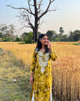 AstarQala - Ishani Chikankari Rayon Kurti - - 209