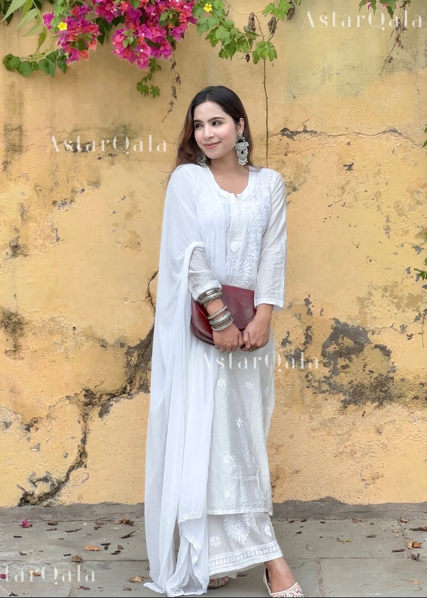 AstarQala - Bahar Premium Chanderi Chikankari Kurta Set For Women - - 211_7022eda3-ba0e-4f6e-8ad2-4df53ff20670