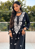 Ada Chikankari Rayon Straight Kurta Set For Women