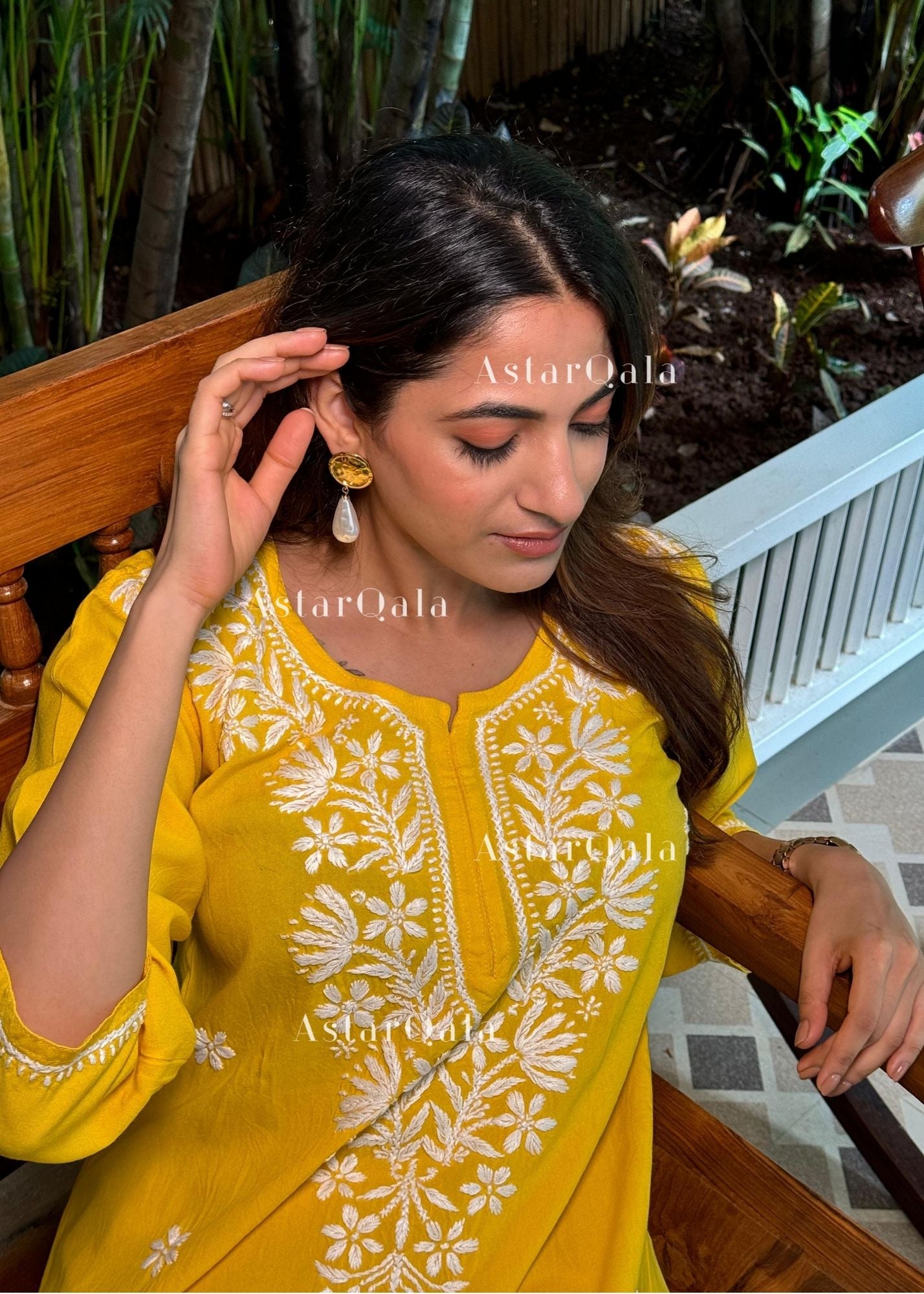 AstarQala - Ada Chikankari Rayon Straight Kurta Set For Women - - 220_7dd085e0-56a0-4e95-ac64-e5fd27ff4c11