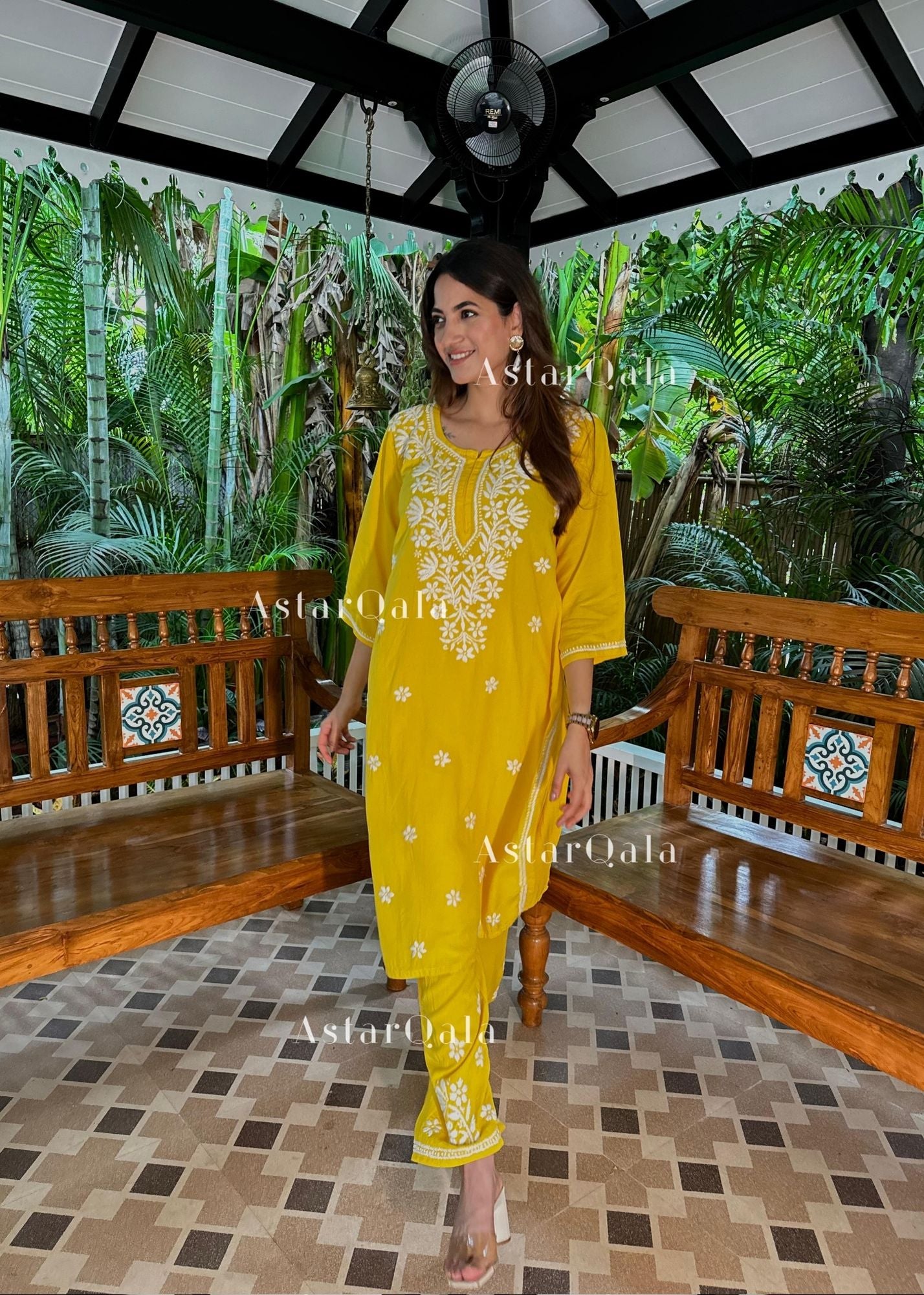 AstarQala - Ada Chikankari Rayon Straight Kurta Set For Women - - 222_0d1ebd3b-283a-4ec7-831d-c945d431ac21