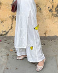 AstarQala - Jai Premium Chanderi Chikankari Palazzo Pants For Women - Free Size White - 241_69c71448-b86c-48d5-9cd0-80c3d97ef9a6