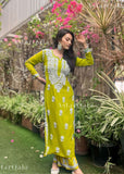 Asiah Modal Chikankari Solid Women's 2PC Long Kurta & Palazzo Set For Women