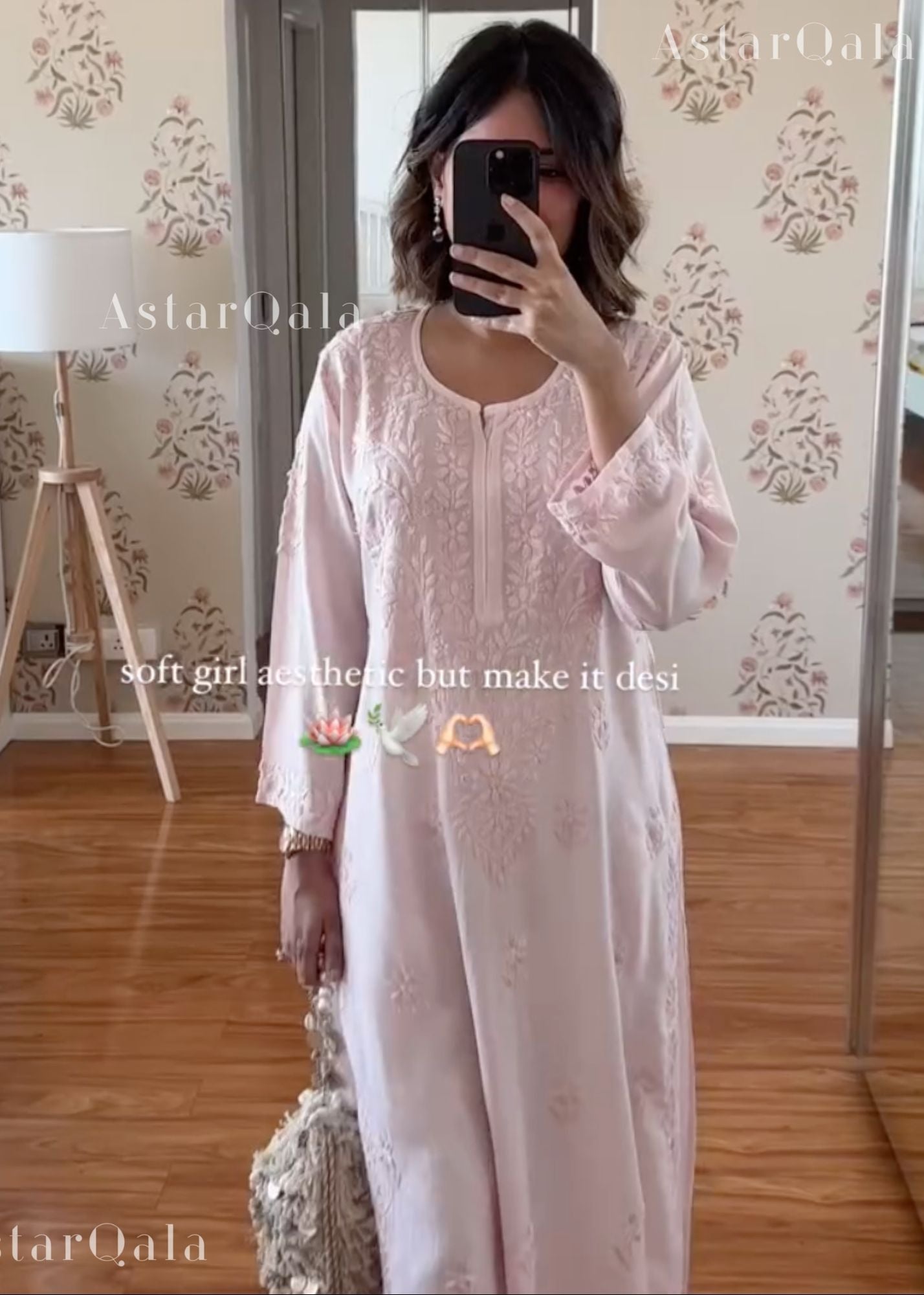 AstarQala - Bahaa Modal Long Chikankari Kurta For Women - - 260_a014ae27-234b-45d4-a5dd-9e9cf441d599