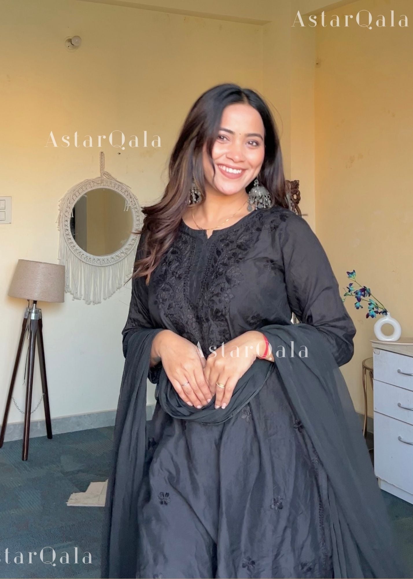 AstarQala - Bahar Premium Chanderi Chikankari Kurta Set For Women - 4XL-5XL - 26_5846225b-79ae-4cc6-b0b9-6b28d1bc09a9