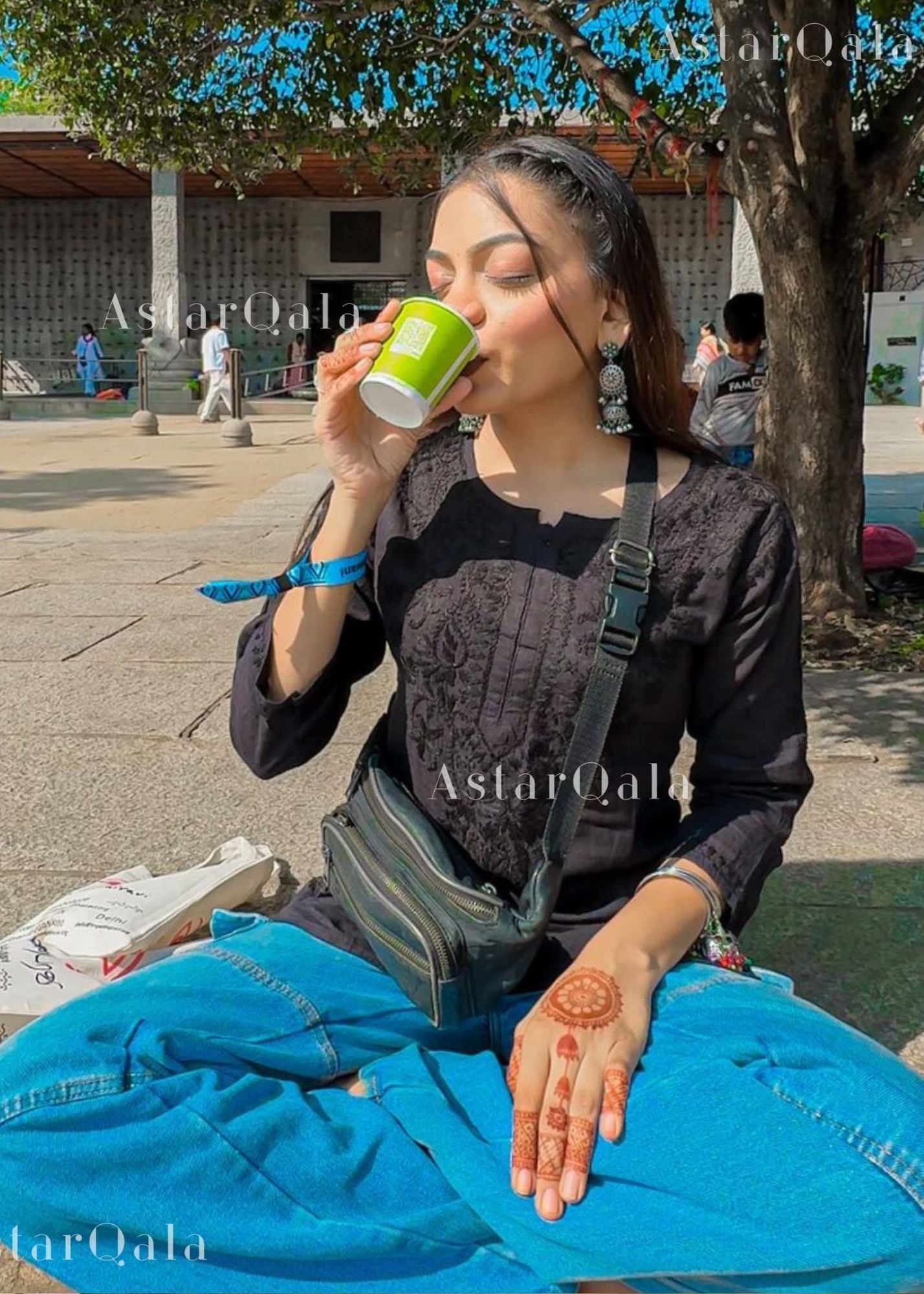 AstarQala - Eliza Ombre Mul Cotton Chikankari Short Kurti Top - - 292_015c2923-5358-4de4-bd1c-f59992bf5962