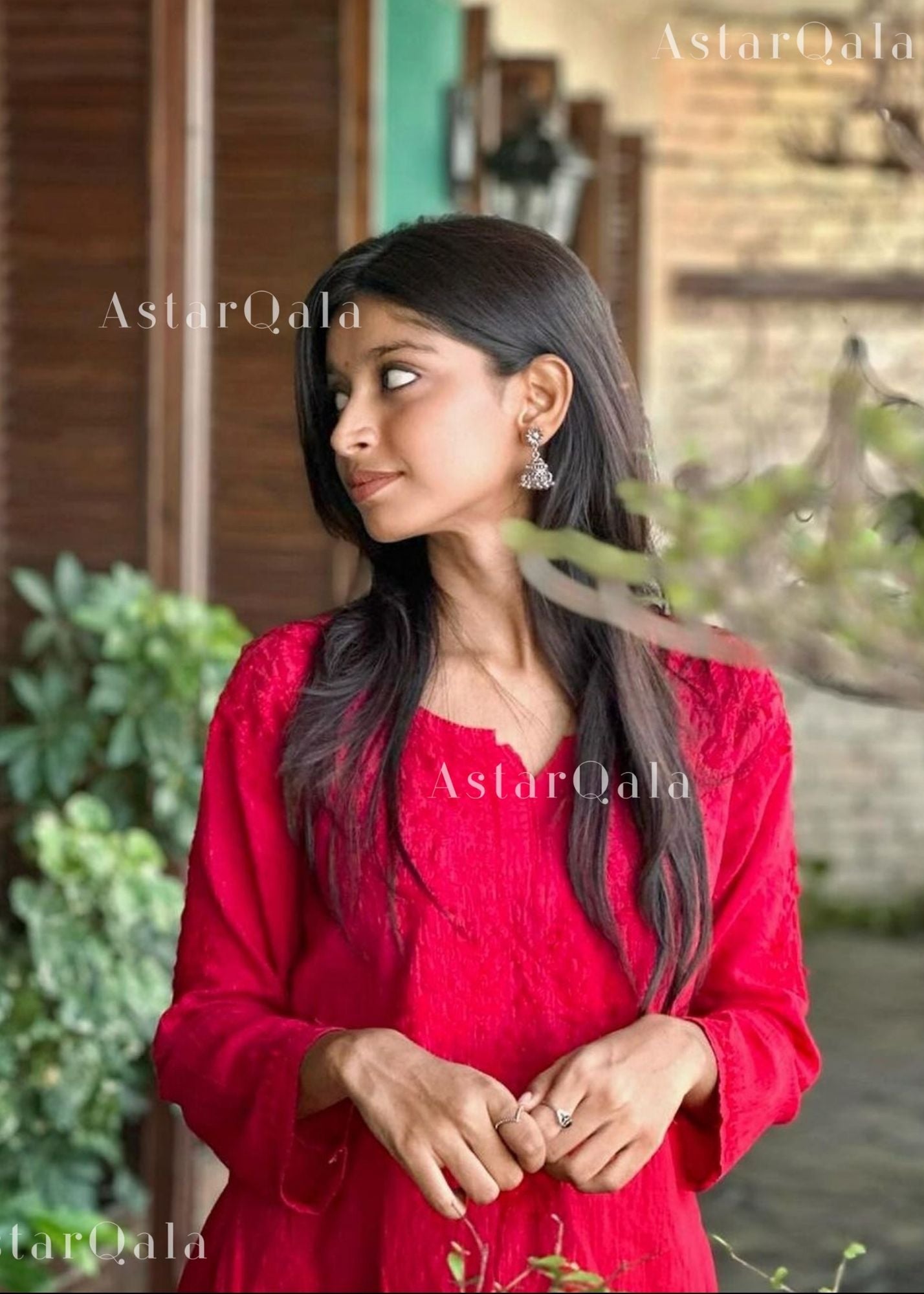 AstarQala - Eliza Ombre Mul Cotton Chikankari Short Kurti Top - - 300_119aee23-b296-4cbb-86a5-fade8fce8ad8