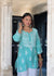 AstarQala - Liba Modal Short Chikankari Kurti Top - Green - 318