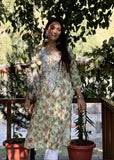 Farheen Mulmul Floral Printed Chikankari Kurti For Women's