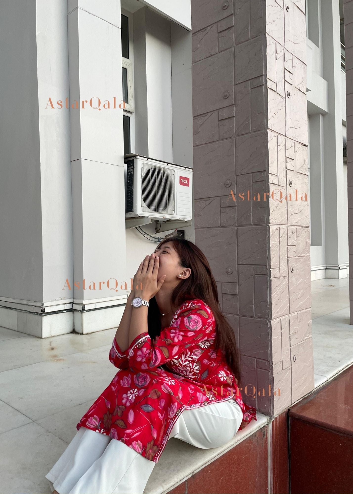 AstarQala - Farheen Mulmul Floral Printed Chikankari Kurti For Women's - - 363_8b12d841-4036-4df4-97bc-1fecb4e33249