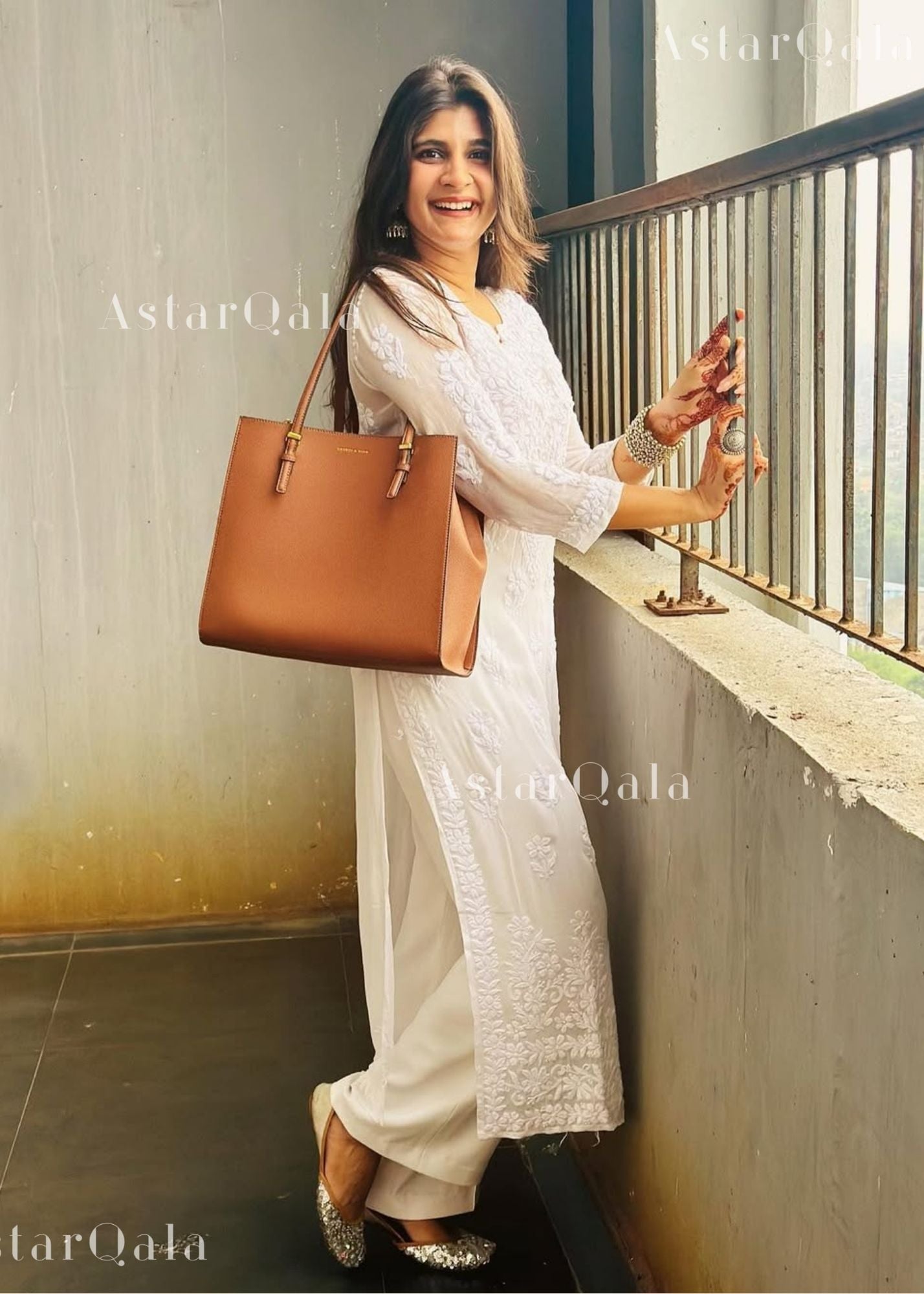 AstarQala - Gurbani Modal Long Straight Chikankari Kurta & Kurta Set For Women - - 368_b9e8a586-eccb-420b-89af-4b1b25cc0d18