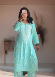 Ada Chikankari Rayon Straight Kurta Set For Women