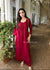 AstarQala - Razeka Chanderi Mukaish Chikankari Kurta & Kurta Set For Women - Red - 394_1efcb093-d8a6-4ca7-b445-6dcdcdefa564