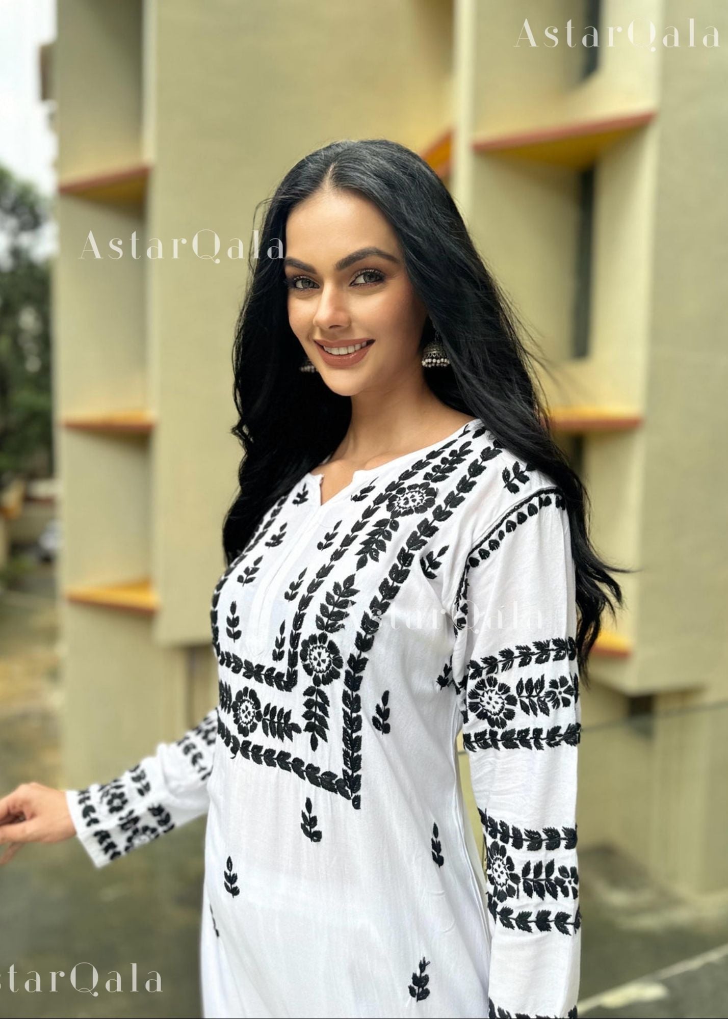AstarQala - Hiba Chikankari Rayon Kurti Set For Women - - 395_06da5159-106d-4a6c-a457-6feb603879e3