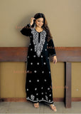 Ada Chikankari Rayon Straight Kurta Set For Women