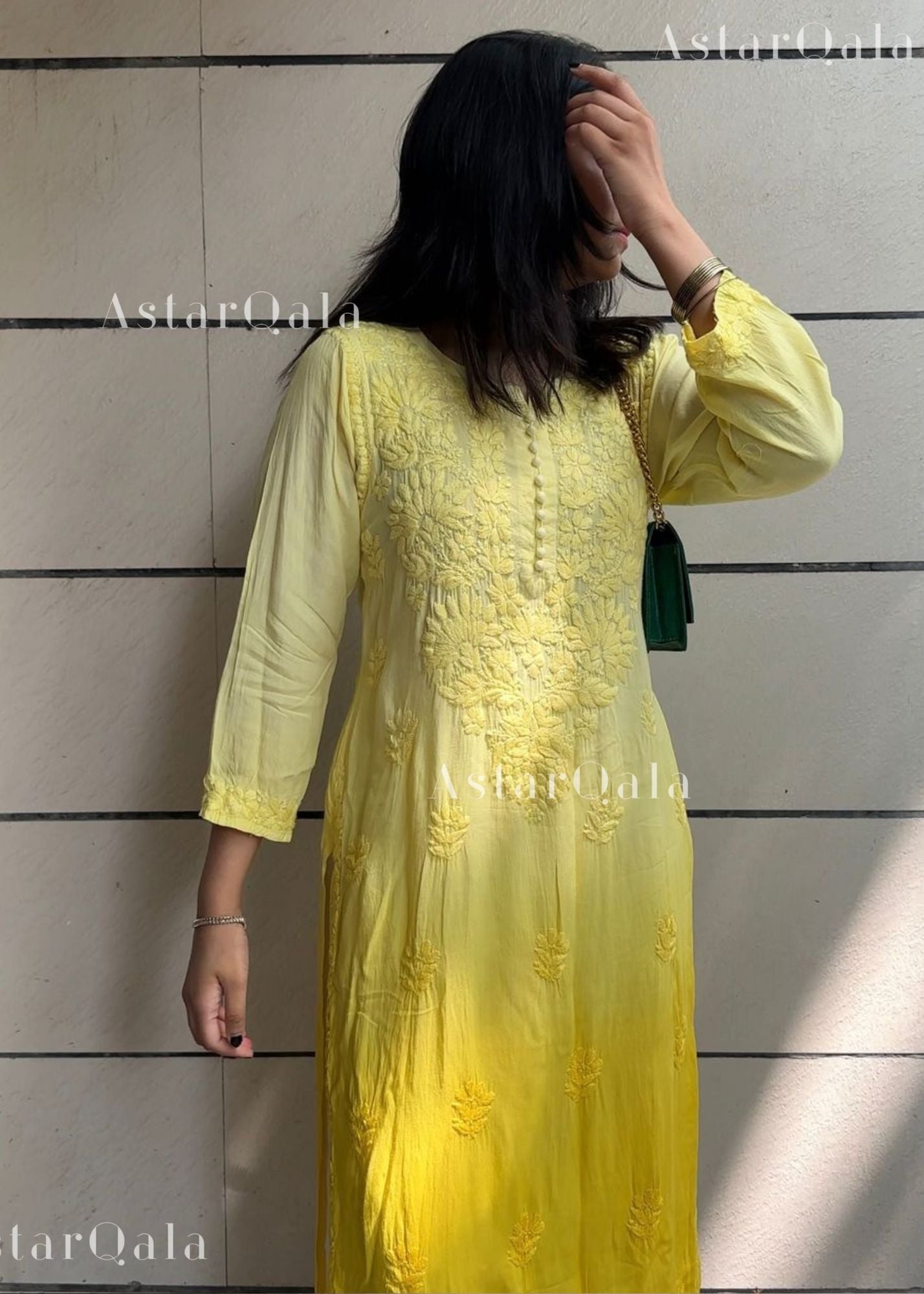 AstarQala - Banu Rayon Straight Chikankari Kurti - - 401_e7d7efe9-828c-4df0-8a8e-34931d210523