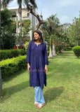 Gazala Rayon Straight Chikankari Kurta For Women