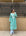 AstarQala - Farheen Mulmul Floral Printed Chikankari Kurti For Women's - Turquoise - 432