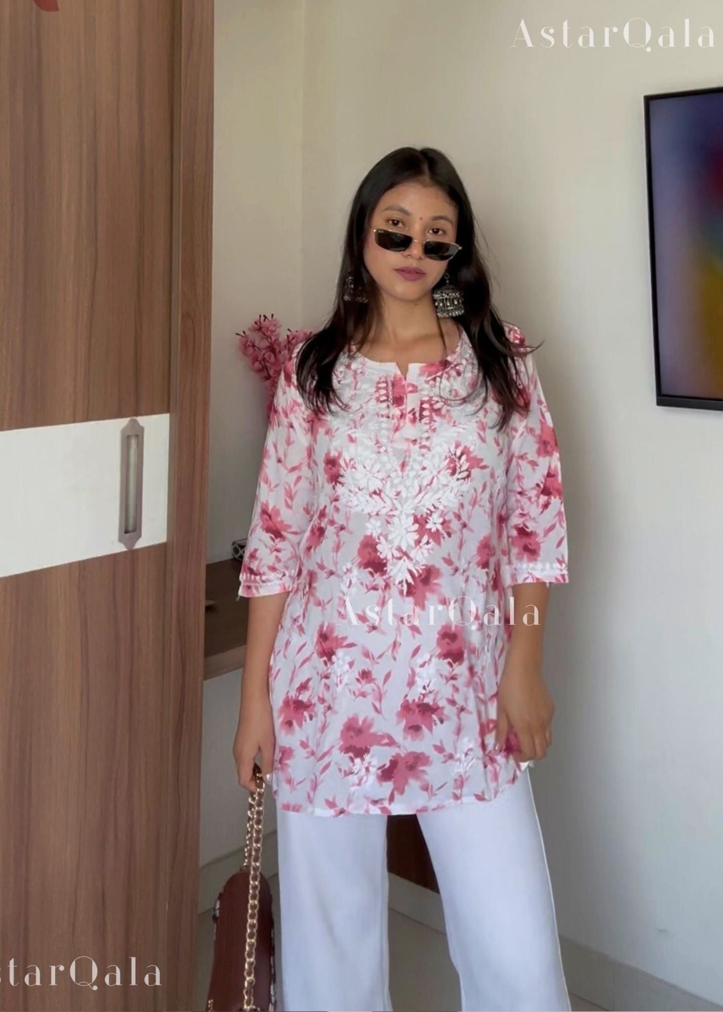 AstarQala - Rohini Mul Cotton Chikankari Kurti Top - - 480_d2f366ff-ff3a-42ad-b620-97711bf8aae6