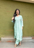 Bahaa Modal Long Chikankari Kurta For Women