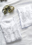 Palak Chikankari Kurta Set