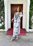 Inaya Black & White Chikankari Women's Kurta Set