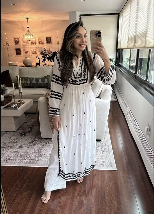 AstarQala - Hiba Chikankari Rayon Kurti Set For Women - White - Screenshot_2025-04-14_at_5.05.39_PM