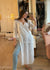 AstarQala White Embroidered Kurta with Three-Quarter Sleeves for Casual Wear
