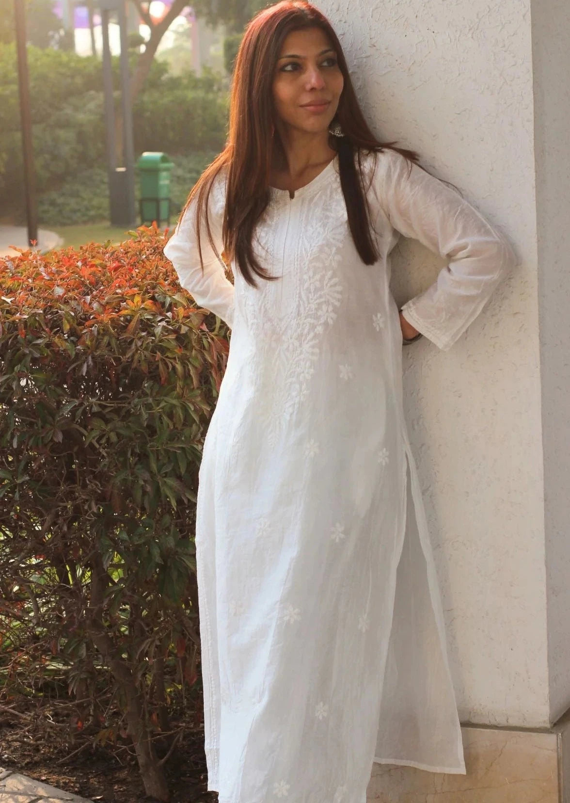 Bakheera Chanderi Chikankari Kurta & Kurta Set For Women